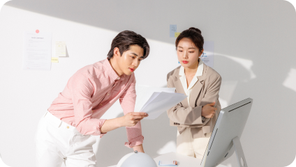 ppt를 설명하는 이미지